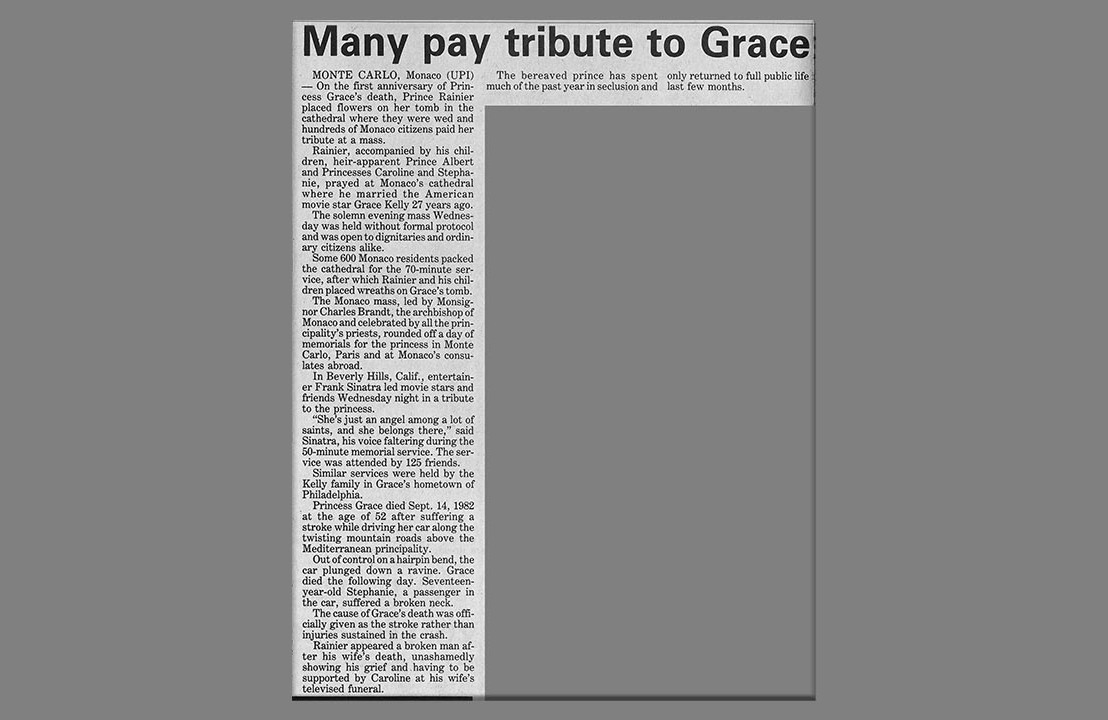 Many pay tribute to Grace